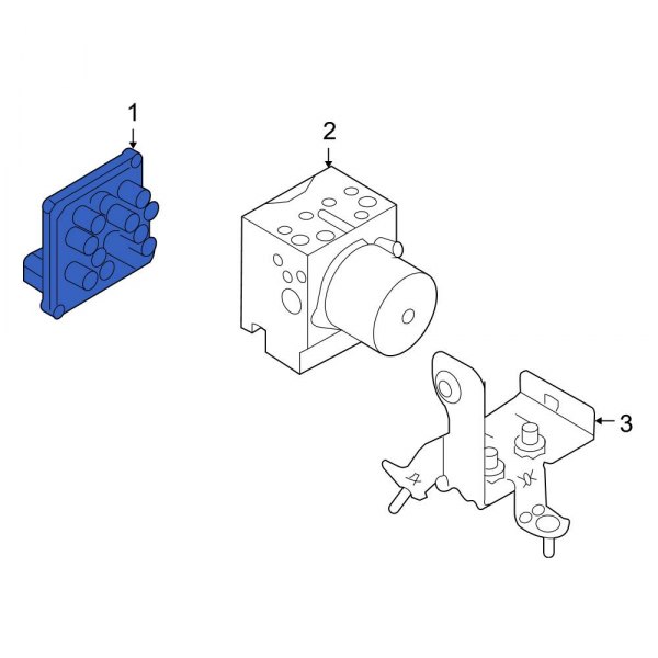 Ford OE BC2Z2C219A ABS Control Module