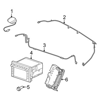 Ford OE - Instrument Panel - Navigation System Components