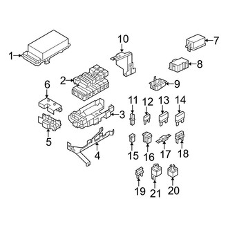 Ford OE - Electrical - Fuse & Relay (Engine Compartment)