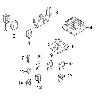 Ford OE - Electrical - Fuse & Relay (Passenger Compartment)