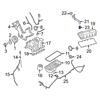 Ford OE - Lower Engine Oil Filler Tube