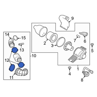 Ford OE - Engine Air Duct Clamp