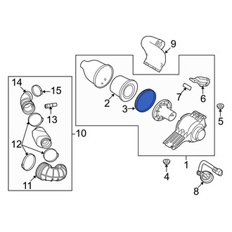 Ford OE - Engine Air Duct Clamp