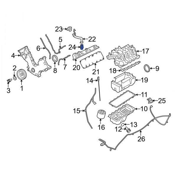 Engine Oil Filler Tube