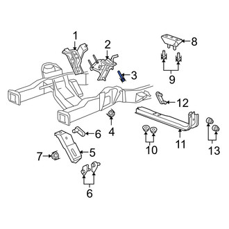 Ford OE - Right Engine Mount Bolt