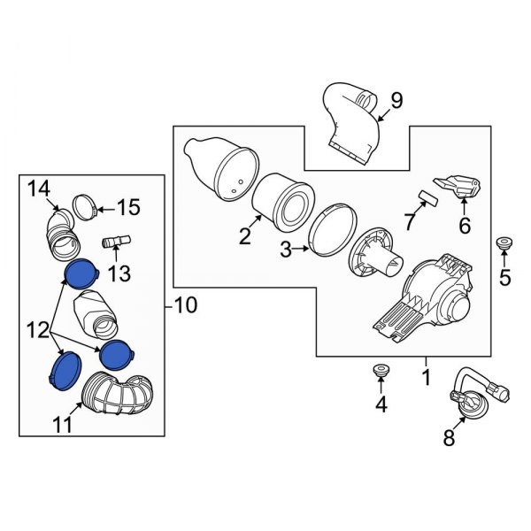 Engine Air Duct Clamp