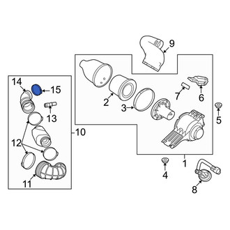 Ford OE - Engine Air Duct Clamp