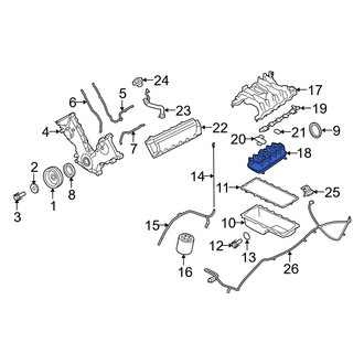 Ford OE - Lower Engine Intake Manifold