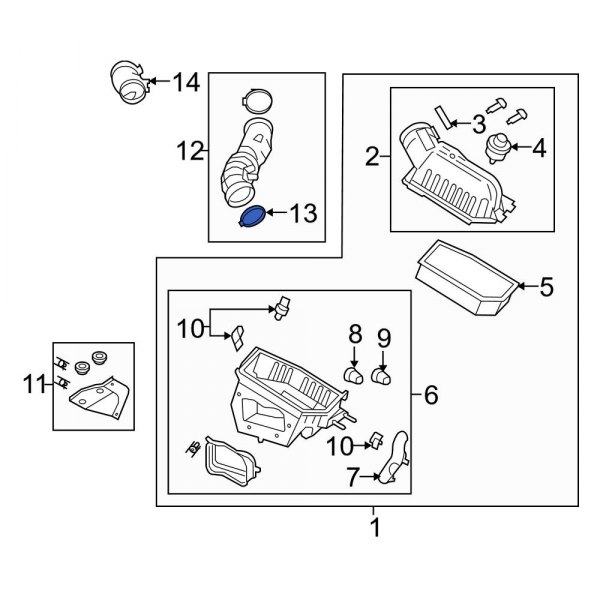 Engine Air Duct Clamp