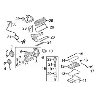 Ford OE - Upper Engine Oil Pan Gasket