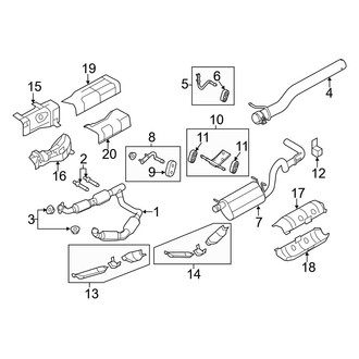 Ford OE - Exhaust System - Exhaust Components (5.4L)