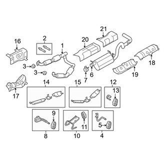 Ford OE - Exhaust System - Exhaust Components (5.4L)