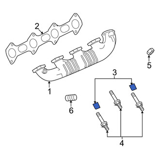 Ford OE - Exhaust Stud Spacing Sleeve