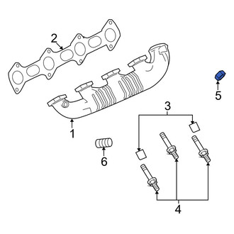 Ford OE - Exhaust Manifold Nut