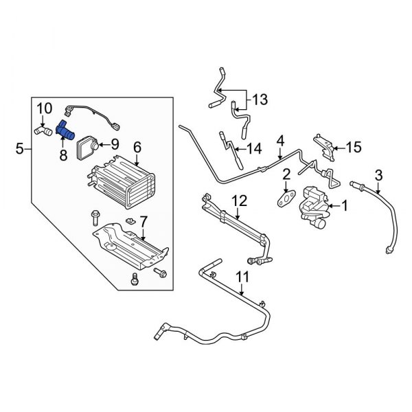 Ford OE 9C2Z9C915C - Vapor Canister Purge Solenoid