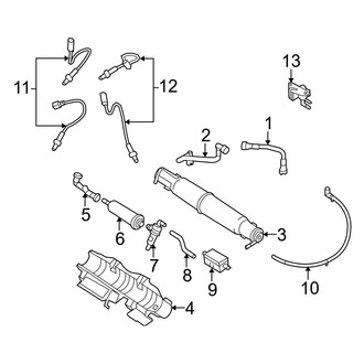 Ford OE - Emission System - Emission Components (Extended Cargo Van / Standard Cargo Van 6.8L)
