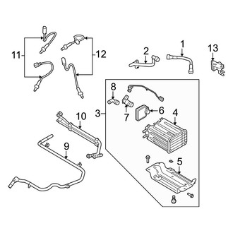 Ford OE - Emission System - Emission Components (Extended Cargo Van / Extended Passenger Van / Standard Cargo Van / Standard Passenger Van 6.8L)