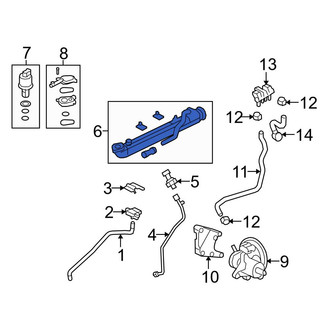 Ford OE - Exhaust Gas Recirculation (EGR) Cooler