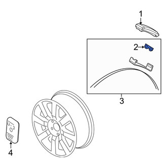 Ford OE - Tire Pressure Monitoring System (TPMS) Sensor Clip