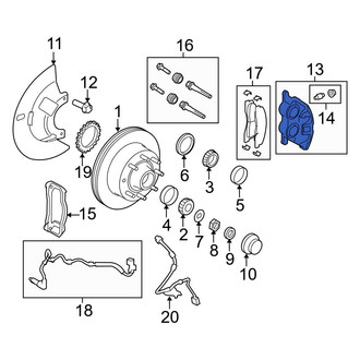 Ford OE - Front Right Disc Brake Caliper