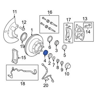 Ford OE - Front Outer Wheel Bearing Race