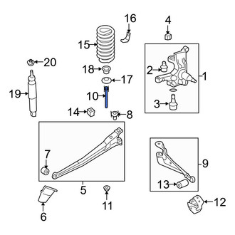 Ford OE - Radius Arm Bolt