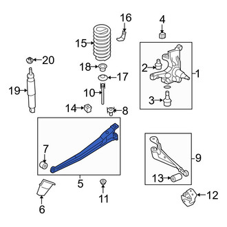 Ford OE - Front Right Suspension Subframe
