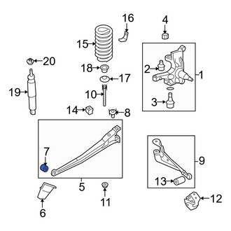 Ford OE - Front Axle Support Bushing