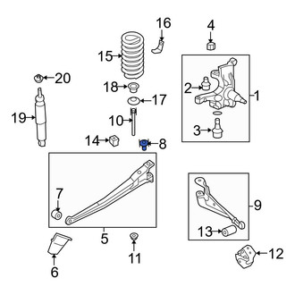 Ford OE - Front Alignment Camber Adjusting Eccentric