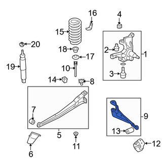 Ford OE - Front Left Radius Arm
