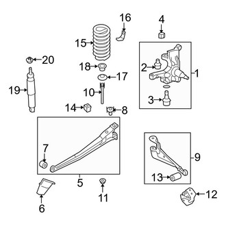 Ford OE - Front Suspension - Suspension Components