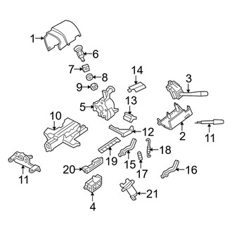 Ford OE - Steering Column - Shroud, Switches & Levers
