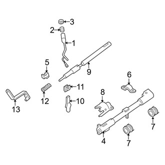 Ford OE - Steering Column - Housing & Components (Transmission Shift Tube)