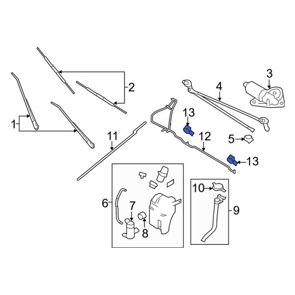 Windshield Washer Nozzle