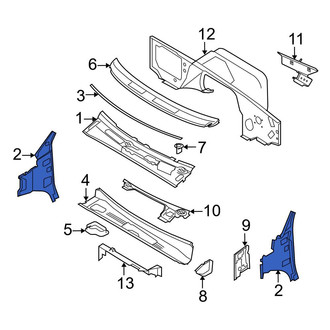Ford OE - Left Cowl Side Panel