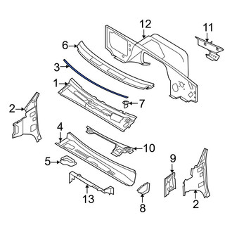 Ford OE - Cowl Seal