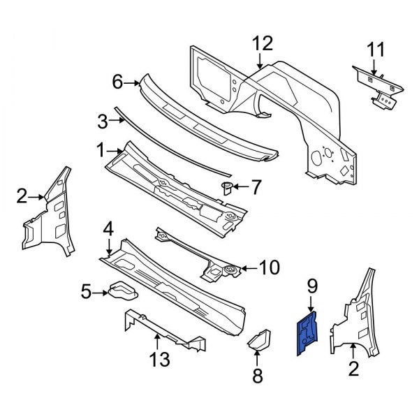 Cowl Bracket