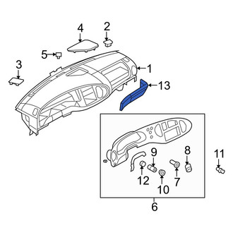 Ford OE - Left Instrument Panel Trim Panel