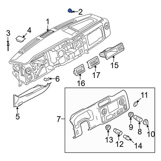 Ford OE - Dash Panel Screw