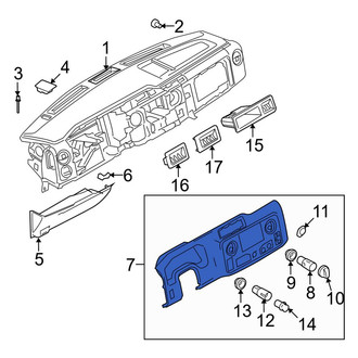Ford OE - Instrument Panel Cover