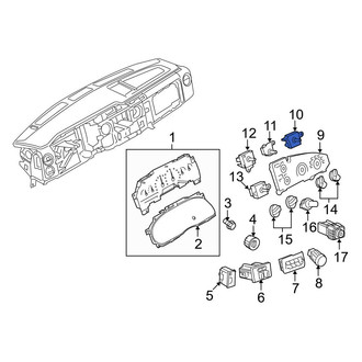 Ford OE - HVAC Temperature Control Panel