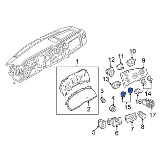 Ford OE - HVAC Heater Control Knob