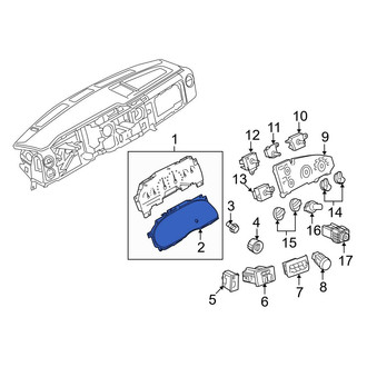 Ford OE - Instrument Panel Lens