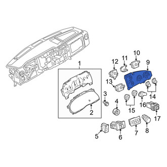 Ford OE - HVAC Temperature Control Panel