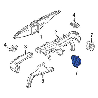 Ford OE - Right Dashboard Air Vent