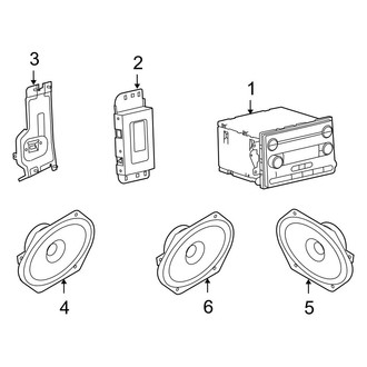Ford OE - Instrument Panel - Sound System