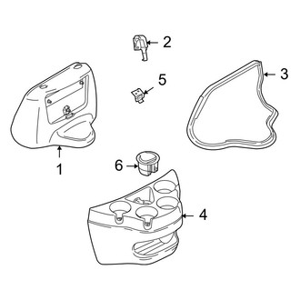 Ford OE - Engine Cover & Console - Cover & Components (With Slimline Console)