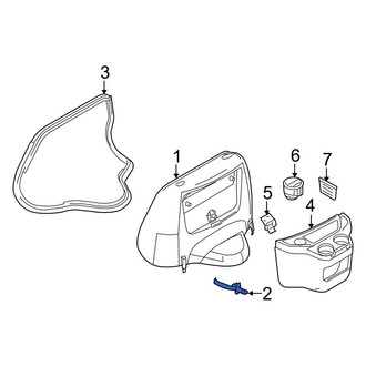 Ford OE - Left Engine Cover Clip