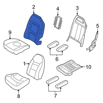 Ford OE - Front Left Seat Back Cushion