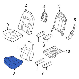 Ford OE - Front Left Seat Cover